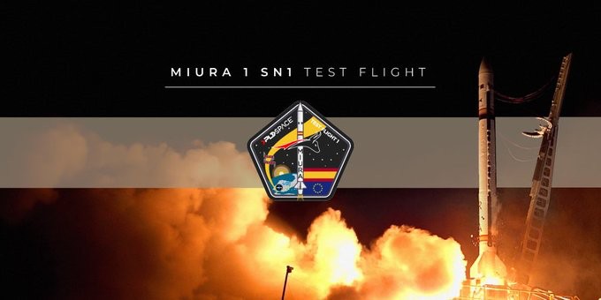 Miura 1 rises into space from Huelva on Saturday